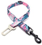 Pas do samochodu kolorowy, "abstrakcja pink"
