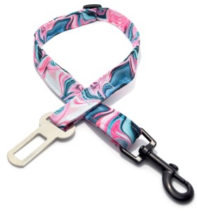 Pas do samochodu kolorowy, "abstrakcja pink"