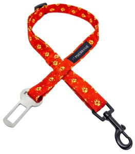 Pas do samochodu czerwony, "red gold"